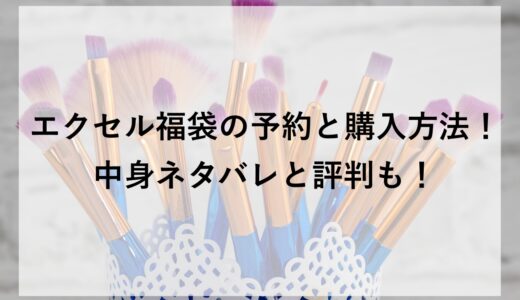 エクセル福袋2026の予約と購入方法！中身ネタバレと評判も！